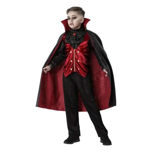 Kinderkostüme für Karneval mit Kostüm von Graf Dracula