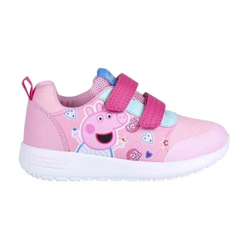 Kinderschuhe für Mädchen mit einem Bild von Peppa Pig