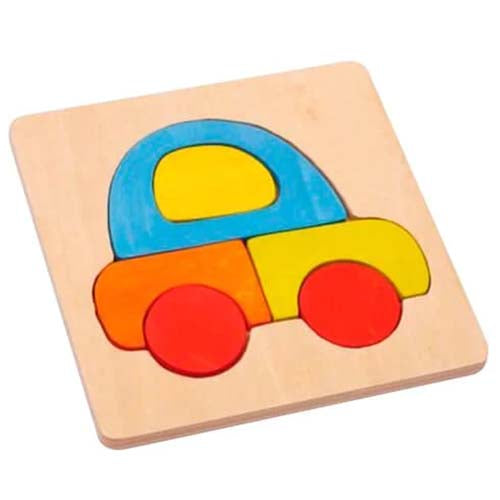 Puzzle und Bauklötzchen für Kinder