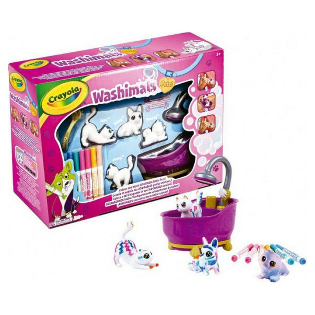 Playset Washimals Pets Crayola Badewanne