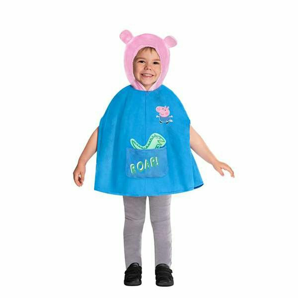 Kinderkostüm für Karneval Peppa Pig George Cape