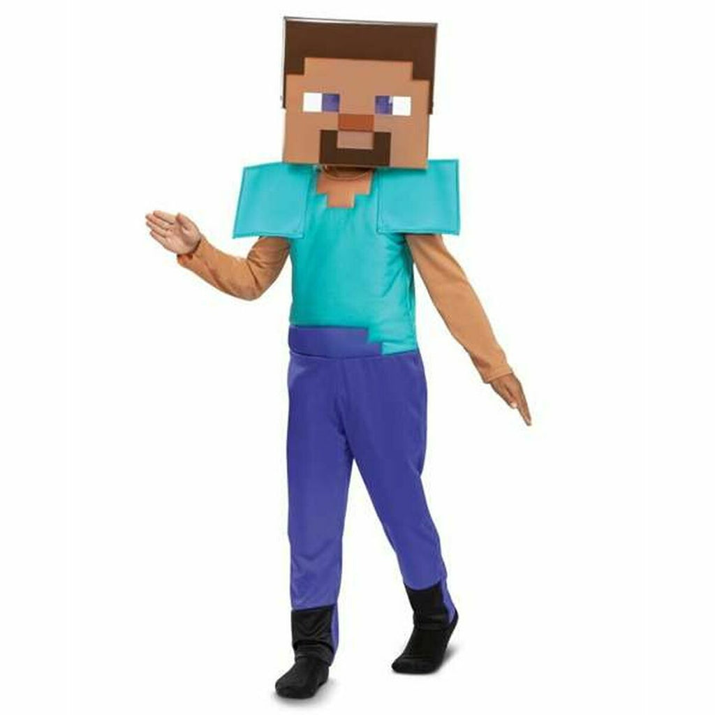 Kinderkostüm für Karneval Minecraft Steve 2 Stücke