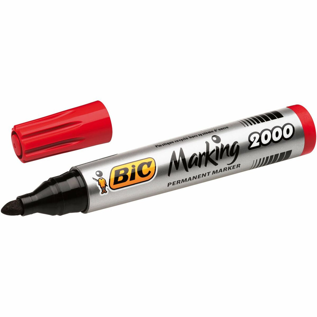 Dauermarker Bic Marking 2000 Rot 12 Stücke