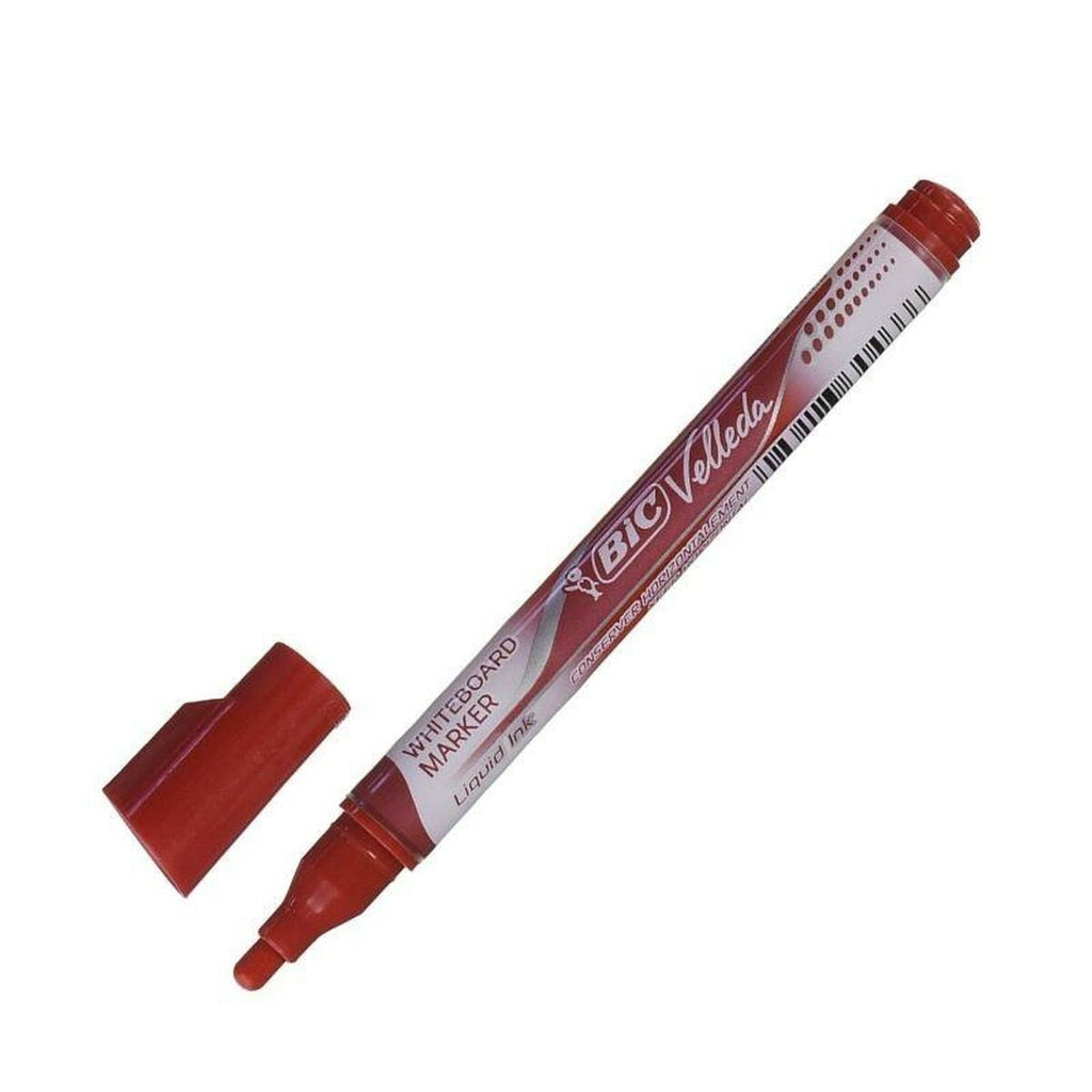 Flüssige Kreidemarker Bic Pocket kreisförmig Rot (12 Stücke)