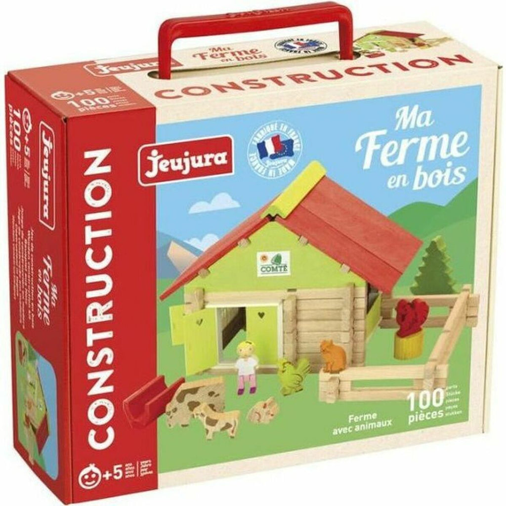 Actionfiguren Jeujura Farm With Animals Playset (100 Stücke)