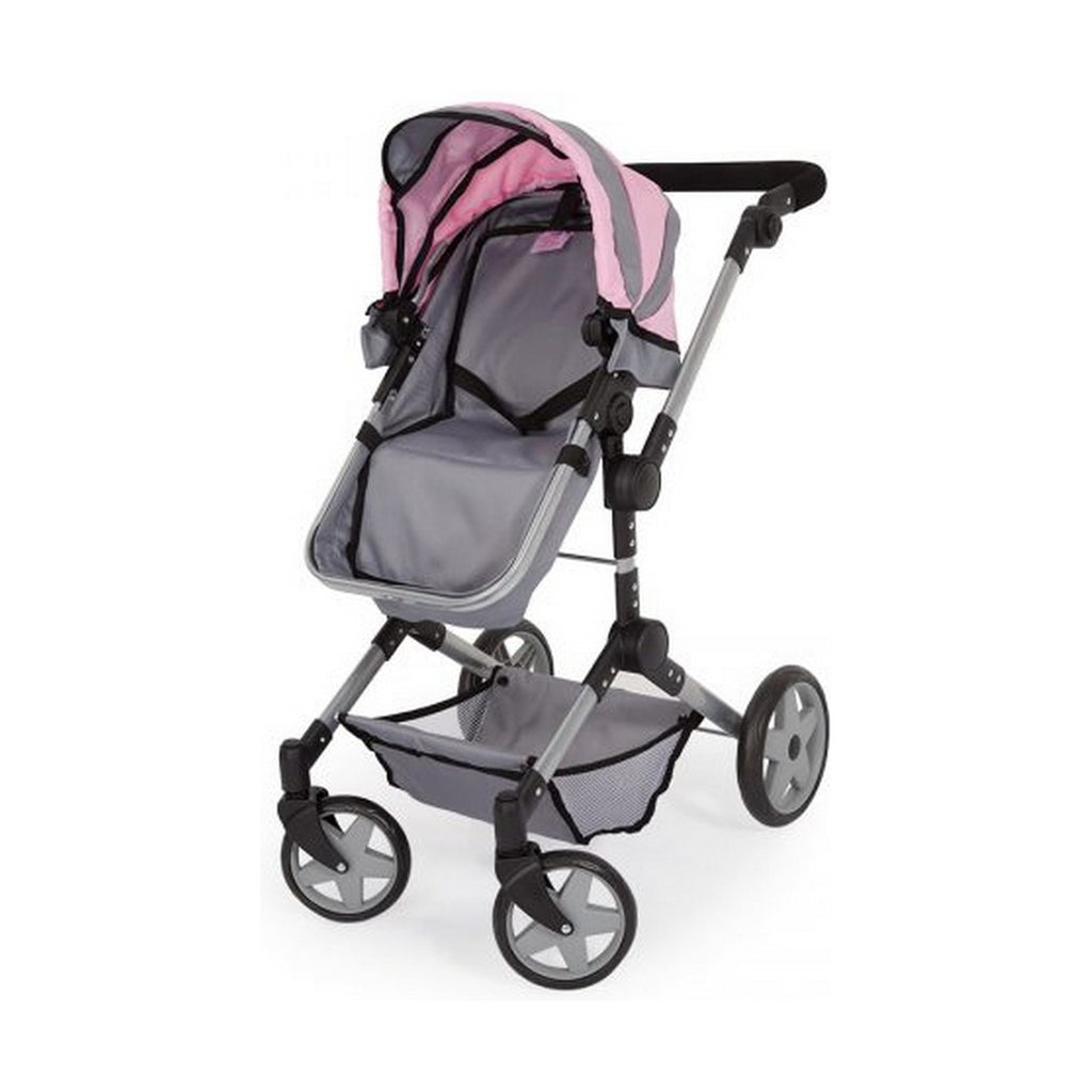 Puppenwägelchen Reig Pram Neo Pro Grau 57 cm