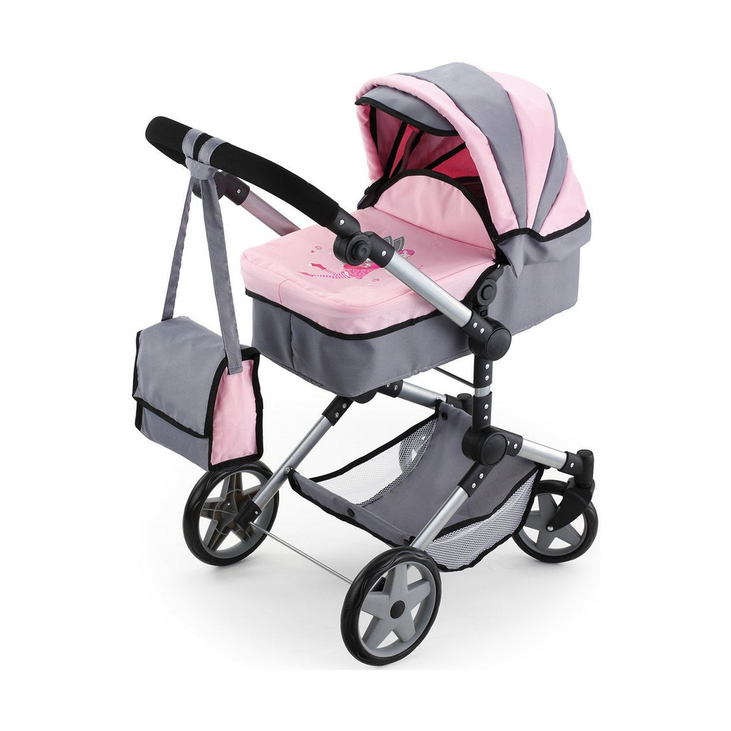 Puppenwägelchen Reig Pram Neo Pro Grau 57 cm