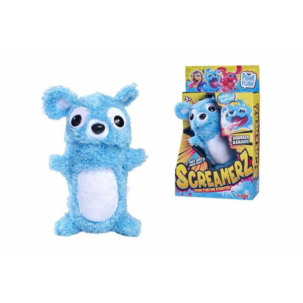 Plüschtier mit Klang Simba Screamerz Bär 30 cm Blau Bunt