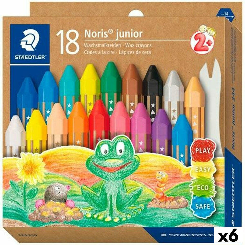 Wachstifte bunt Staedtler Noris Bunt 6 Stücke