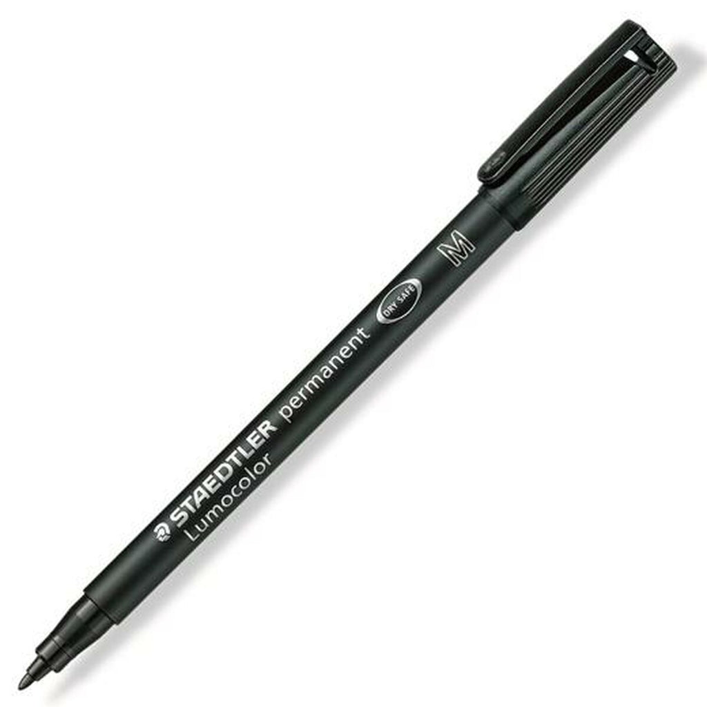 Dauermarker Staedtler Lumocolor 317-9 Schwarz (10 Stück)