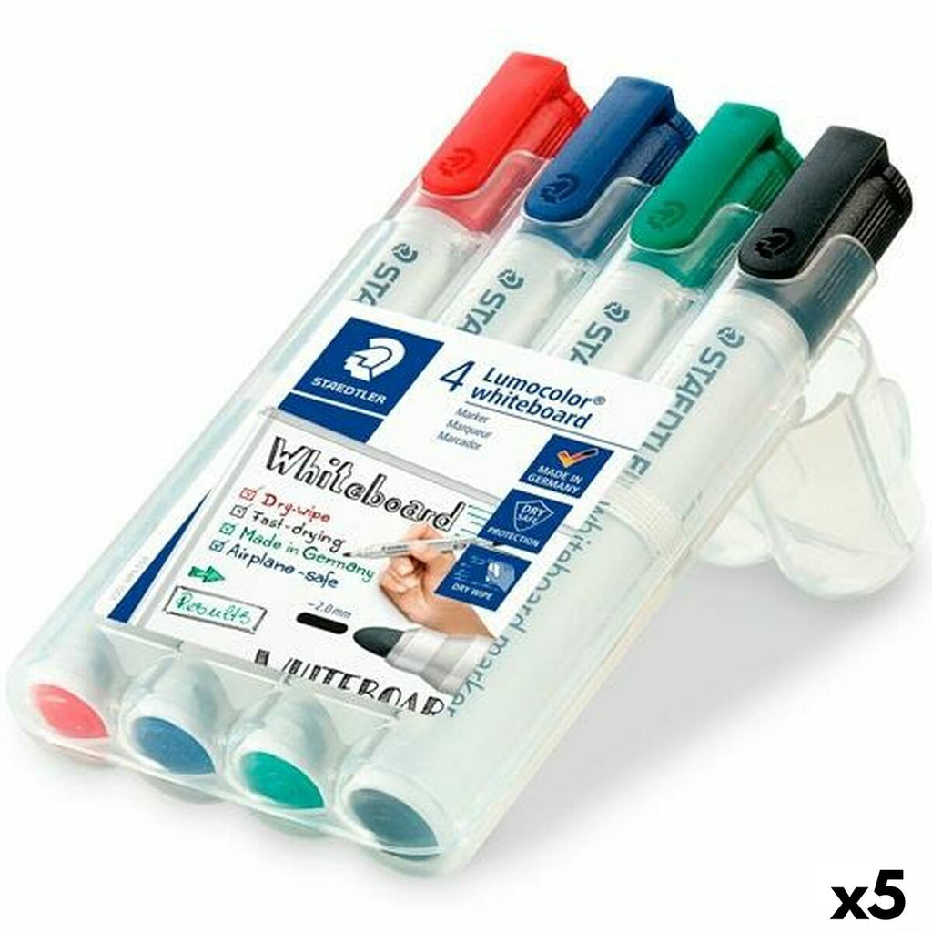 Marker-Set Staedtler Lumocolor Weißes Brett 4 Stücke (5 Stück)