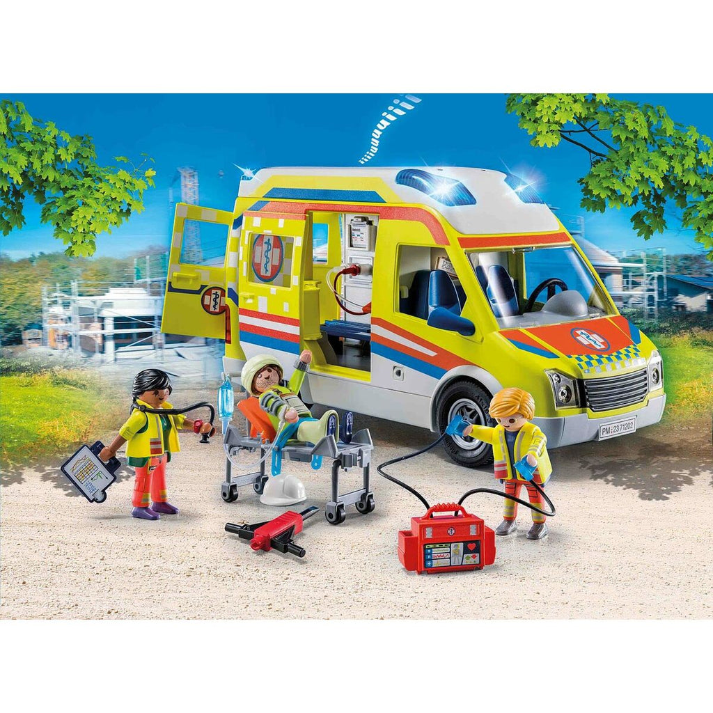 Playset Playmobil 71202 City Life Ambulance 67 Stücke