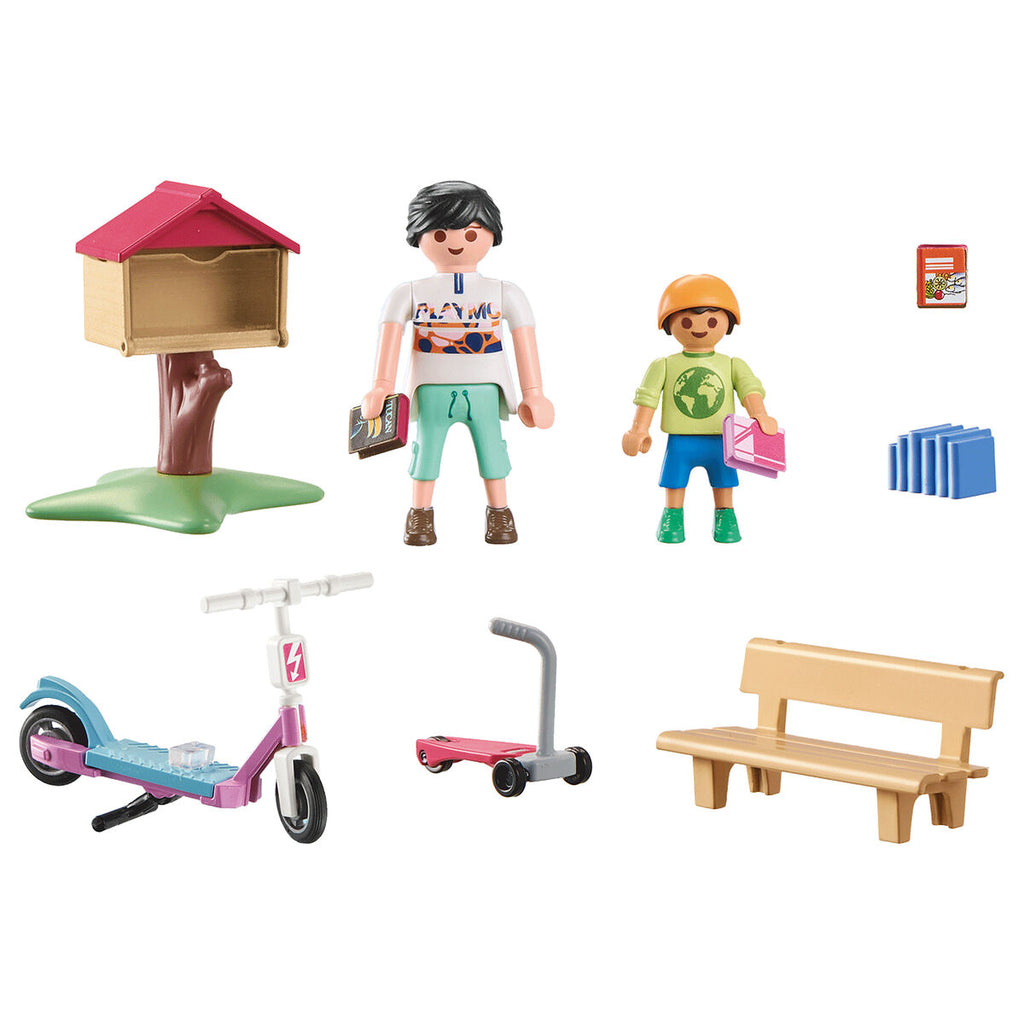 Playset Playmobil Color Motorrad 25 Stücke