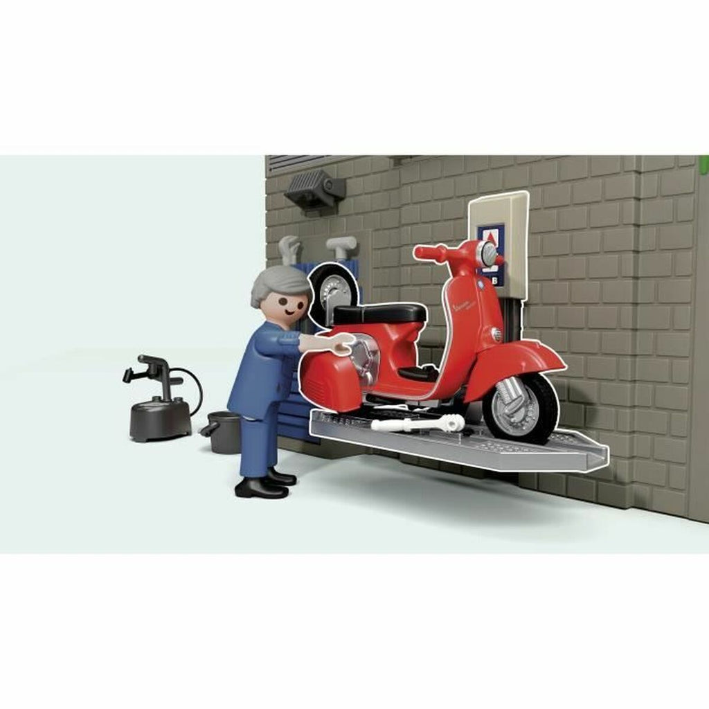 Playset Playmobil Vespa Retro Garage