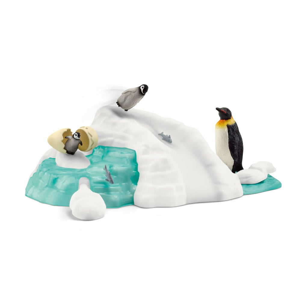 Playset Schleich Penguin Family on the Ice Floe