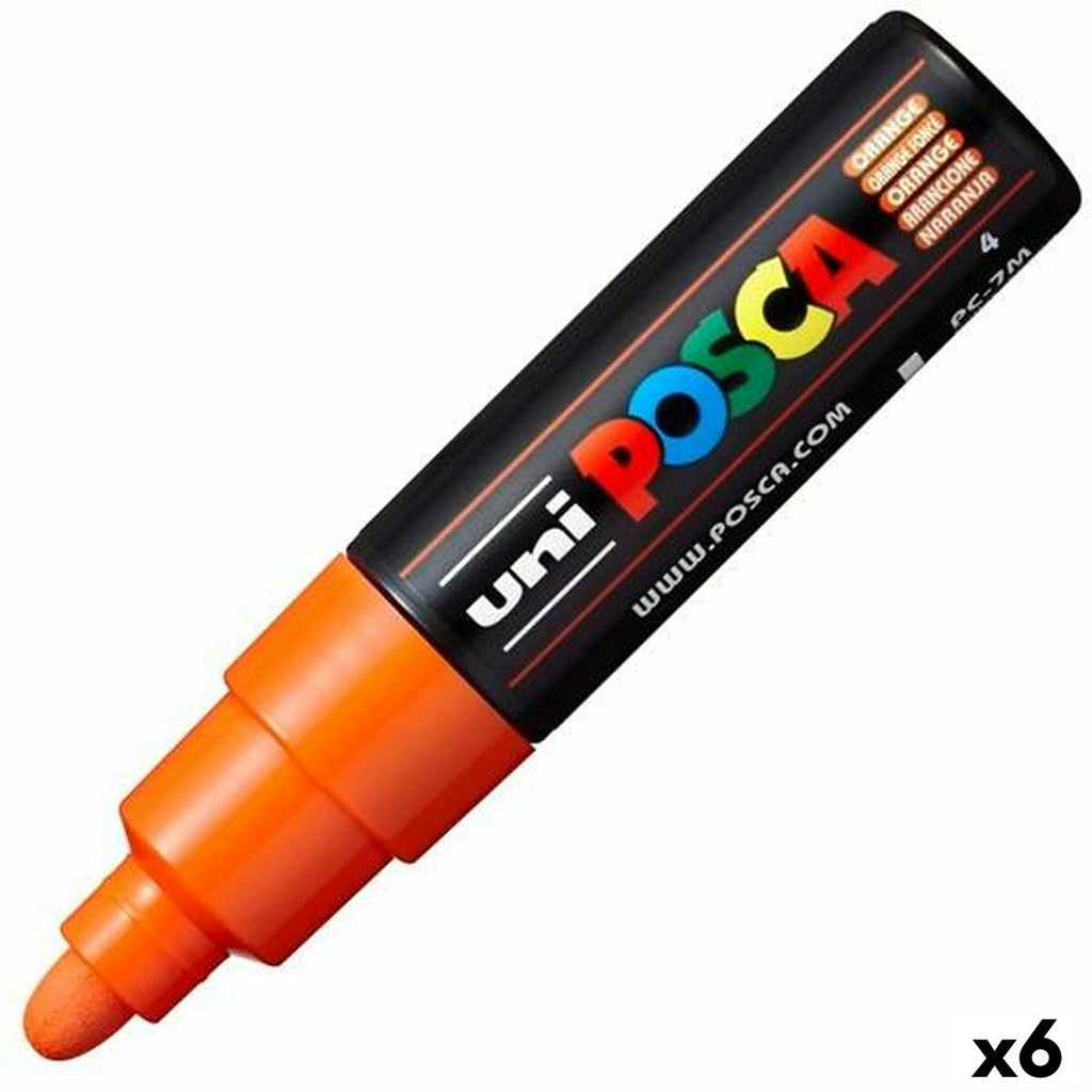 Filzstifte POSCA PC-7M Orange (6 Stück)