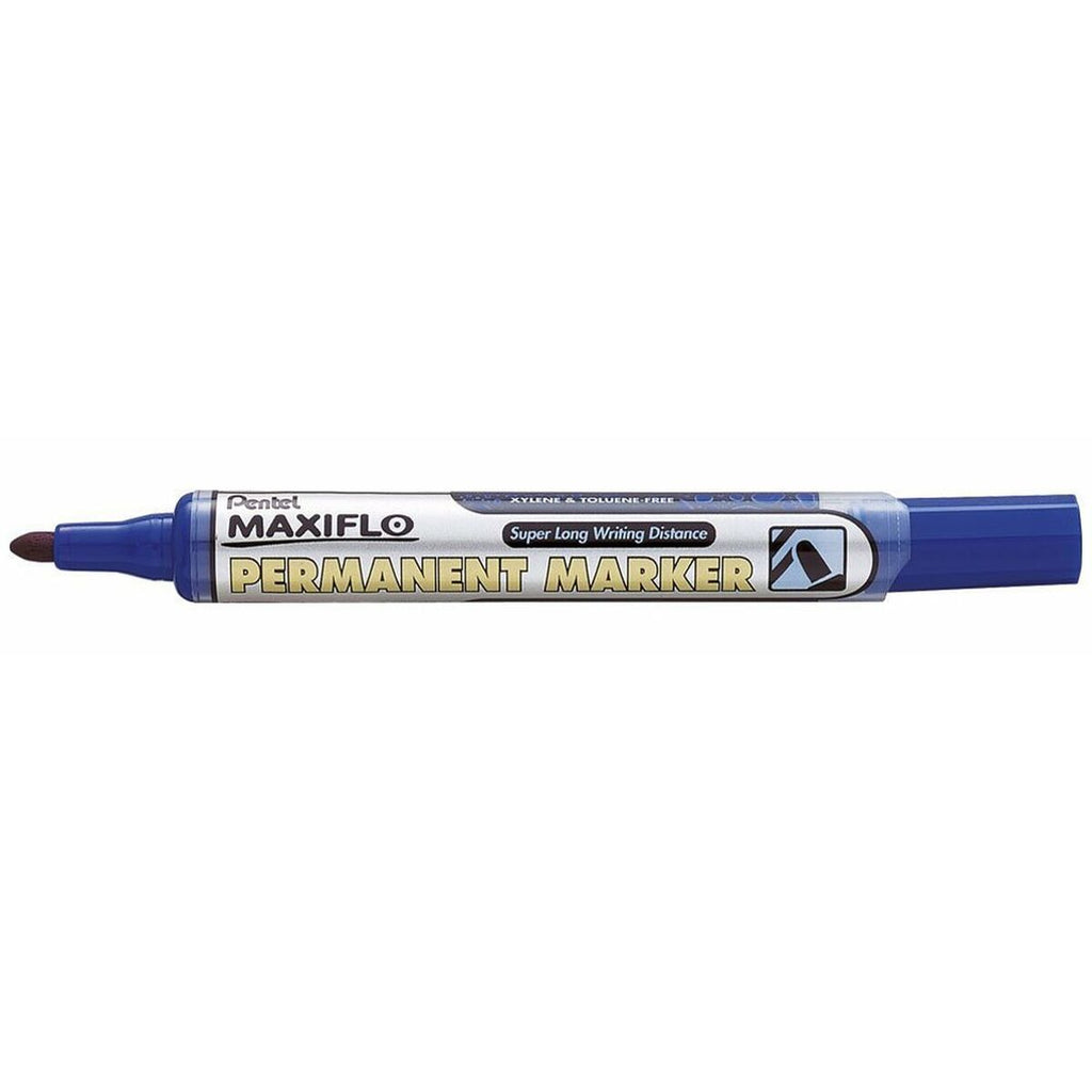 Dauermarker Pentel Maxiflo NLF50 Blau 12 Stücke (12 Stück)