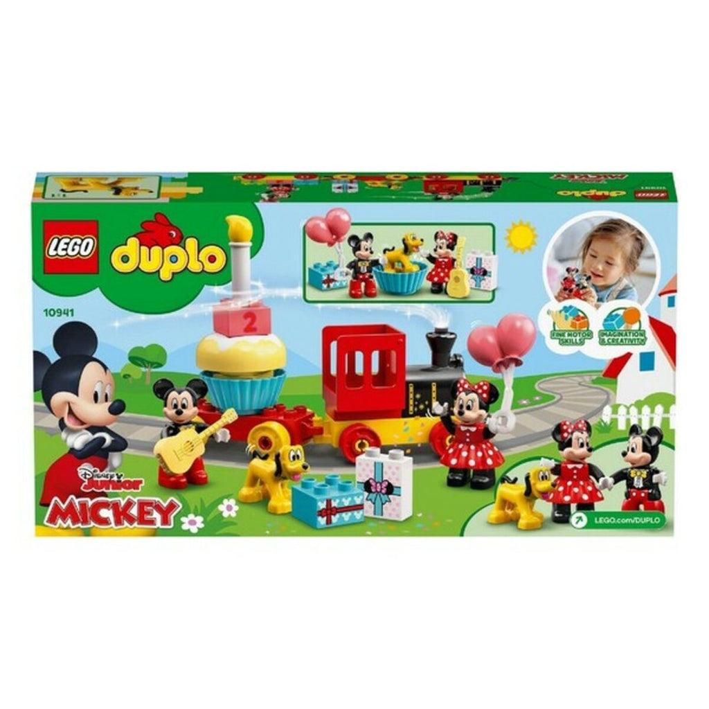 Playset Duplo Mickey and Minnie Birthday Train Lego 10941 Mickey and Minnie Birthday Train 36 cm