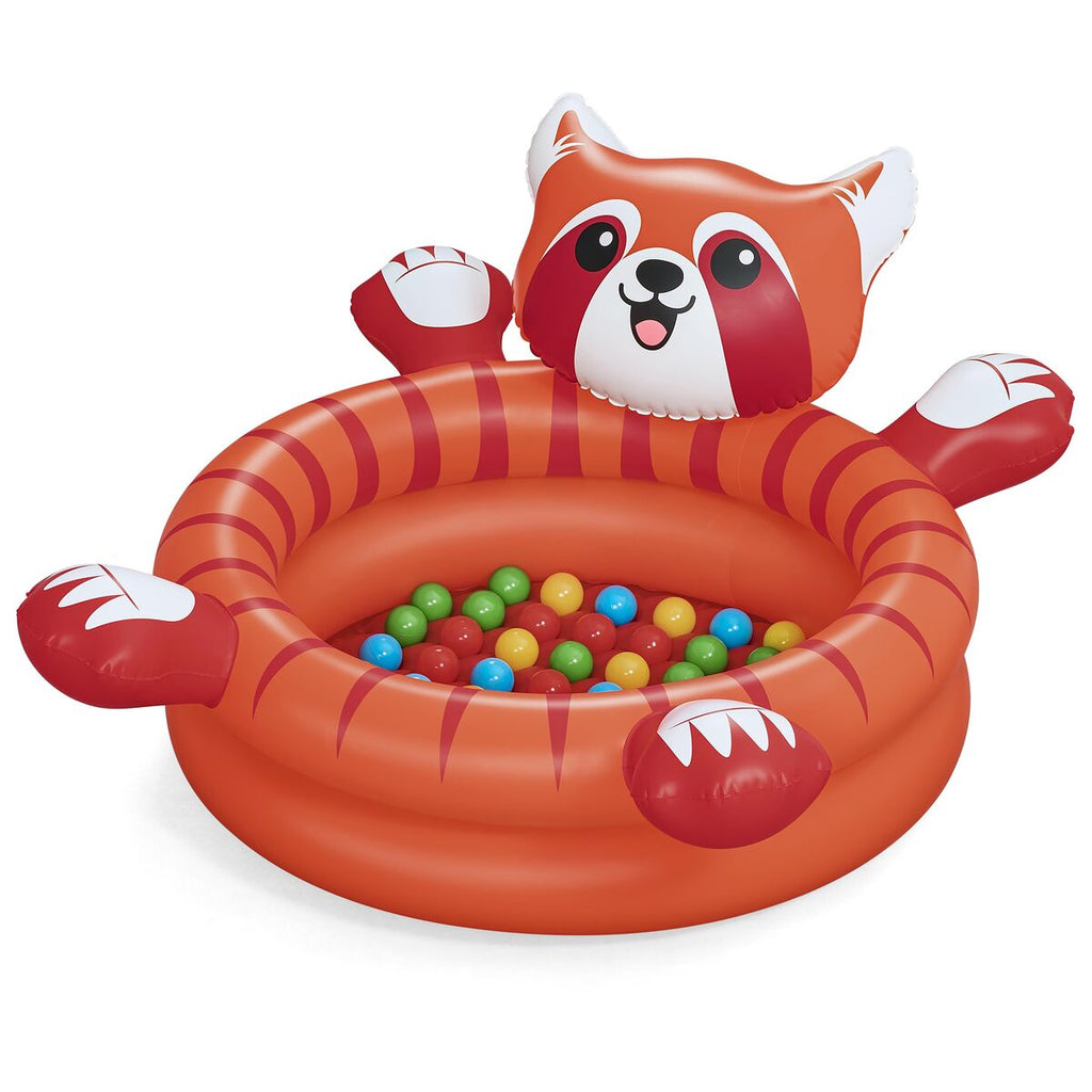 Bestway Panda Kinderpool Luftgepolstert 107x94x58 cm +2 Jahre Innen & Garten 52702