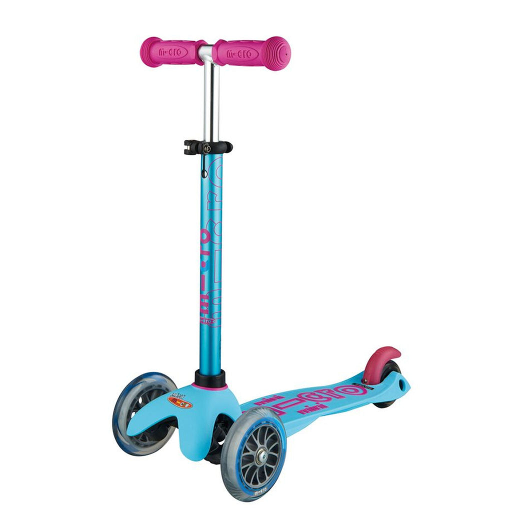 Kinderroller Micro Mini Deluxe Rosa türkis