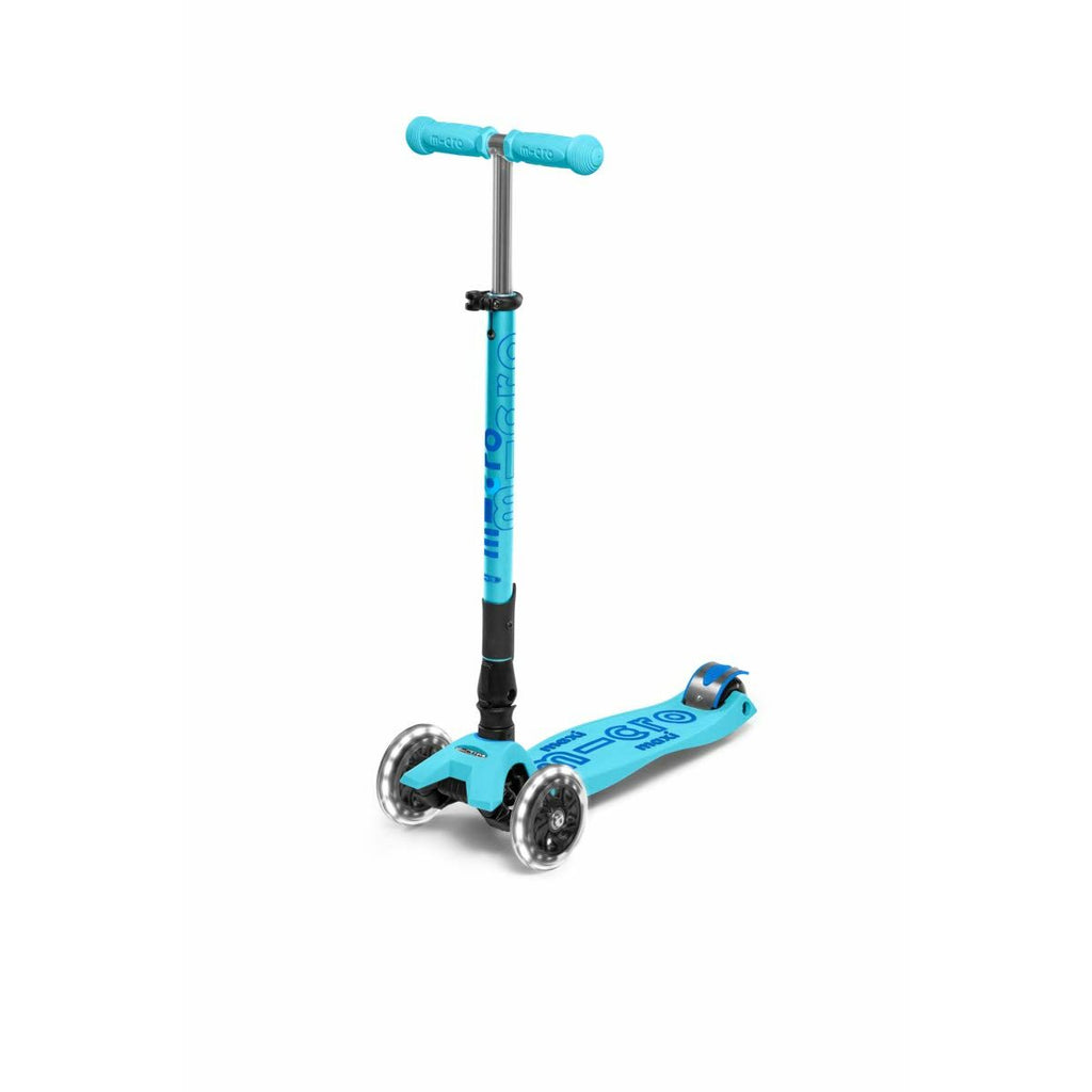 Kinderroller Micro Maxi Deluxe LED Blau