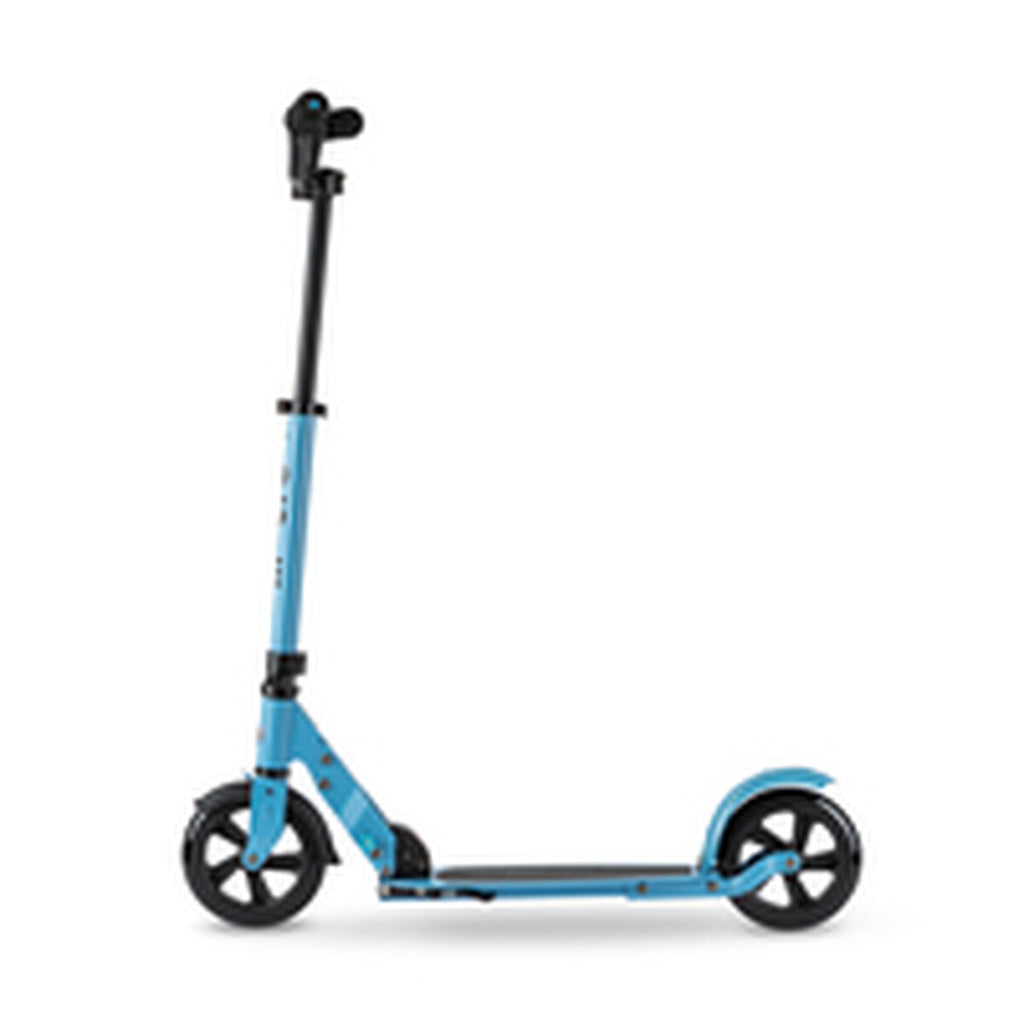 Kinderroller Micro Speed Deluxe Blau grün Grau Silberfarben