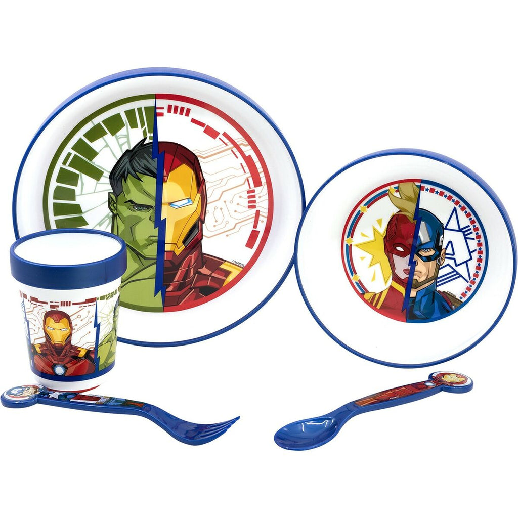 Kindergeschirr-Set The Avengers CZ11304 Kunststoff (5 Stücke)