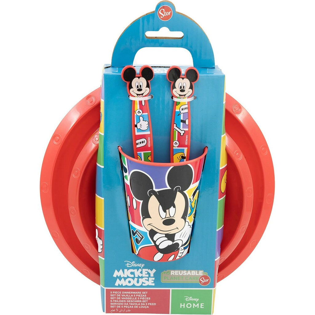 Kindergeschirr-Set Mickey Mouse CZ11311 (5 Stücke)