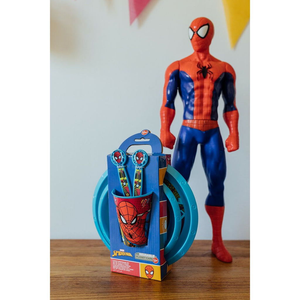 Kindergeschirr-Set Spider-Man CZ11313 Kunststoff (5 Stücke)