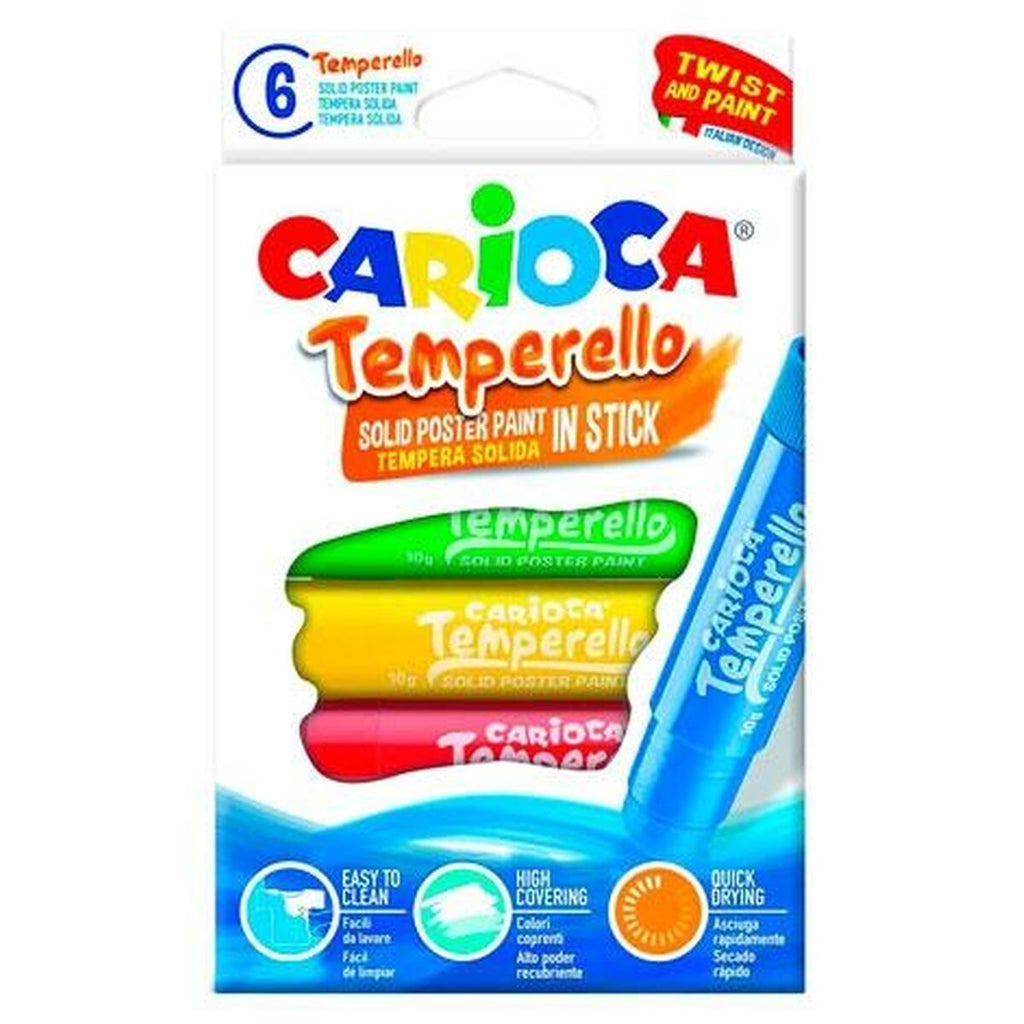 Tempera Carioca Temperello 6 Stücke (24 Stück)