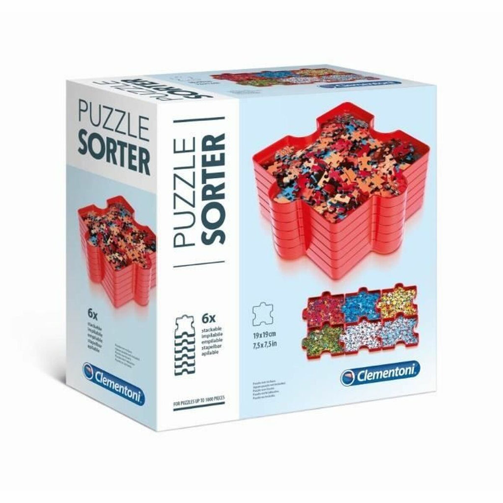 Puzzle Clementoni Sorter Rot 1000 Stücke (6 uds)