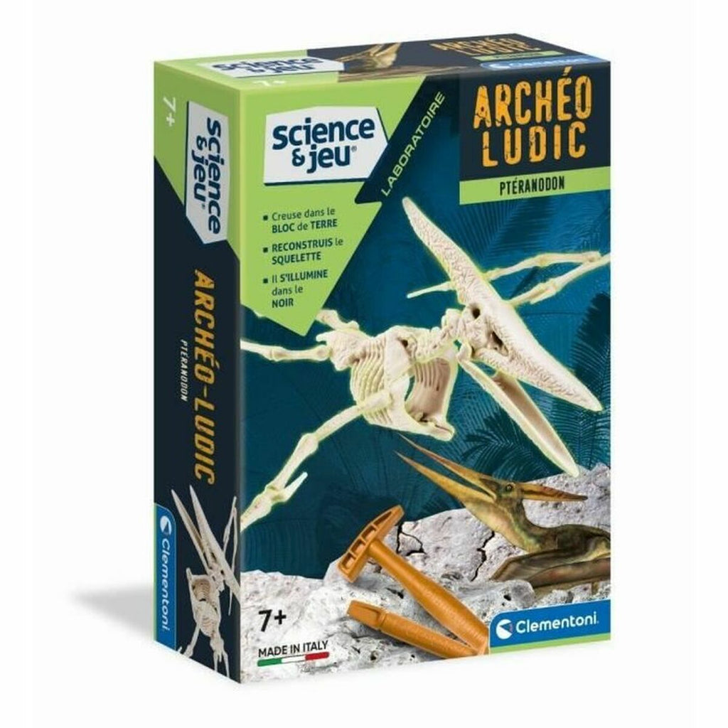 Wissenschaftsspiel Clementoni Archéo Ludic Pteranodon Fluoreszierend