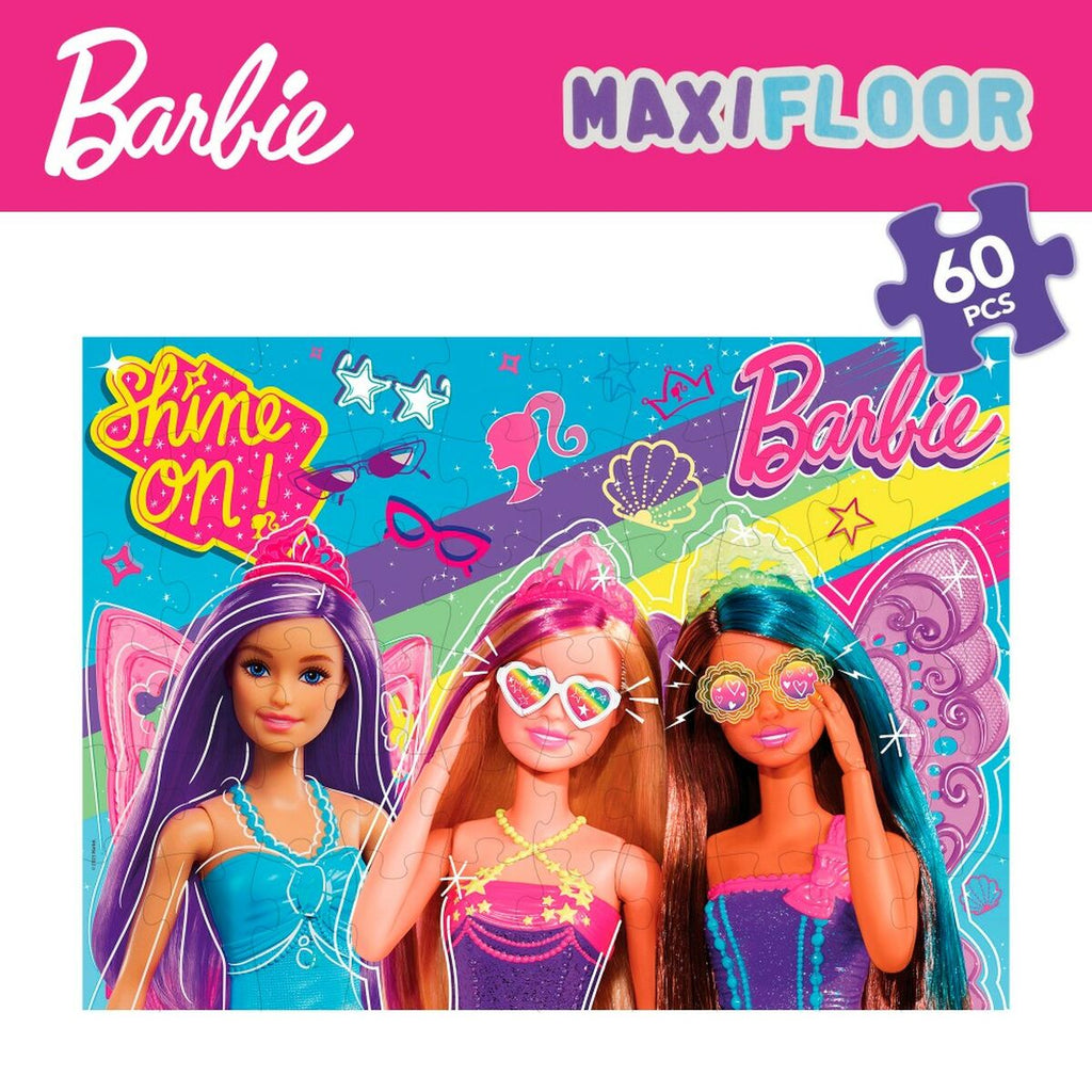 Puzzle Barbie MaxiFloor 60 Stücke 70 x 1,5 x 50 cm