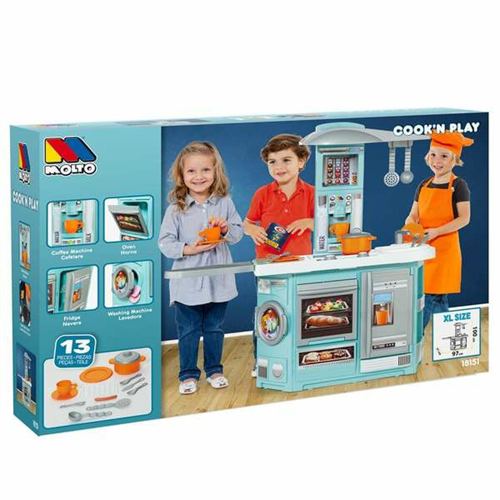 Spielküche Cook Moltó 18151 Klappbar (100 x 97 x 31 cm)