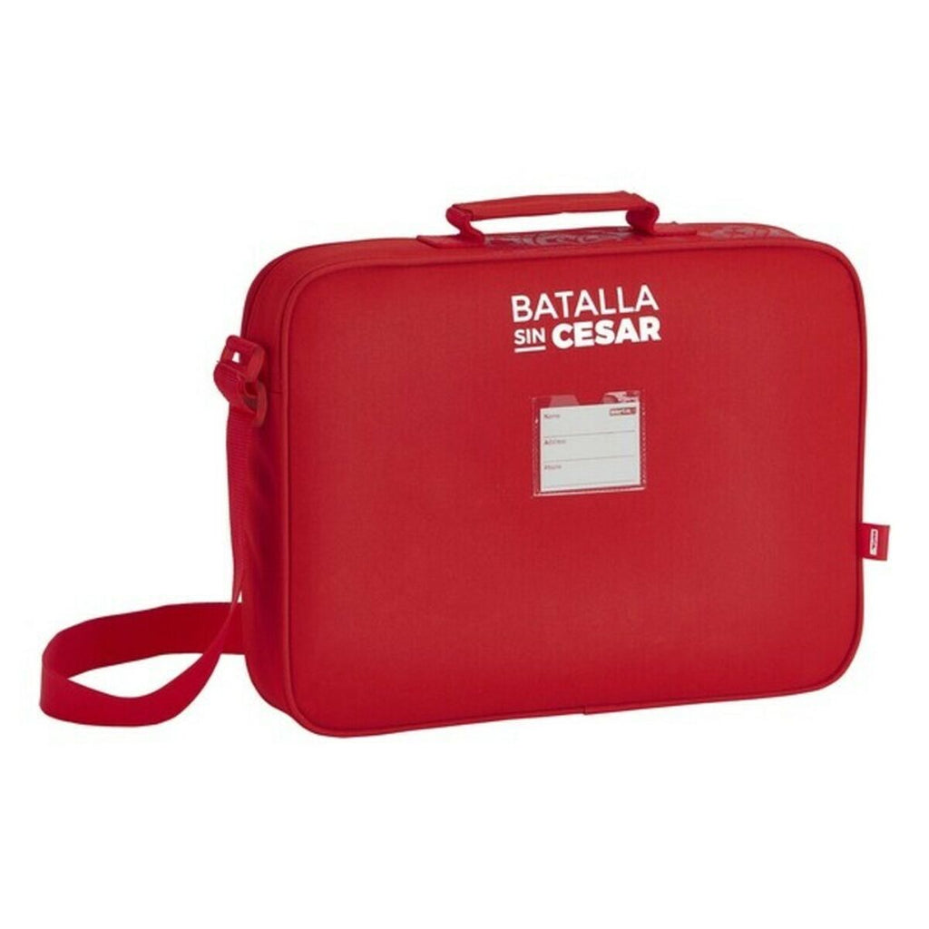 Schultasche Real Sporting de Gijón Rot (38 x 28 x 6 cm)