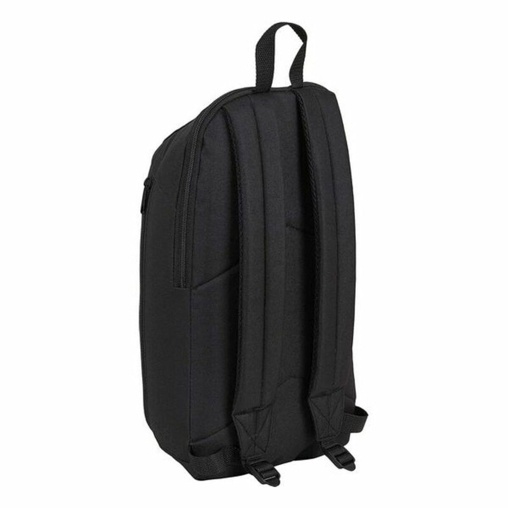 Lässiger Rucksack Safta M821A Schwarz (22 x 39 x 10 cm)