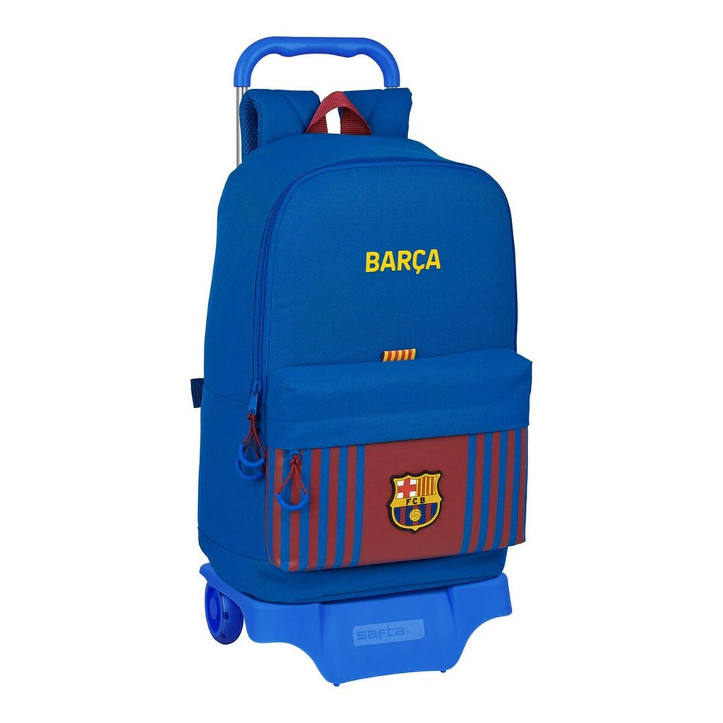 Schulrucksack mit Rädern F.C. Barcelona (31 x 47 x 15 cm)