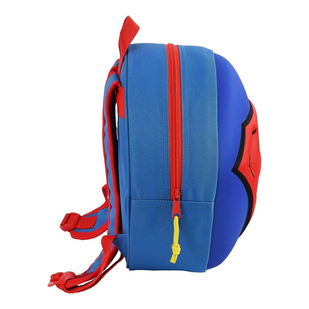 Kinderrucksack 3D Superman Rot Blau Gelb (31 x 31 x 10 cm)