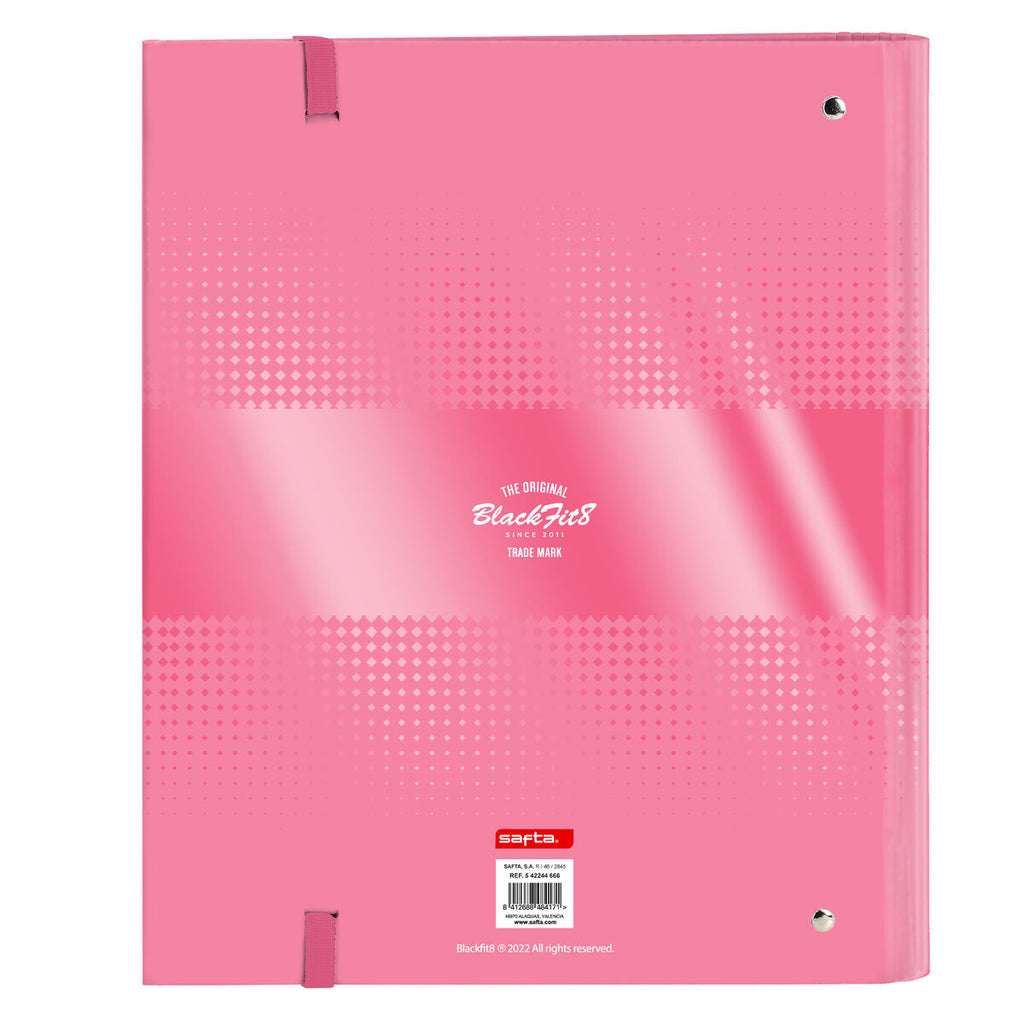 Ringbuch BlackFit8 Glow up A4 Rosa (27 x 32 x 3.5 cm)