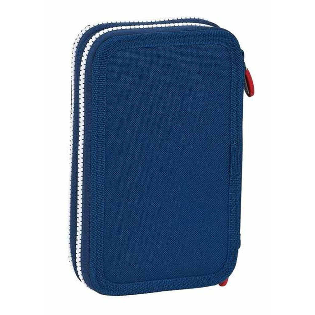 Doppel-Federtasche Munich College Grau 12,5 x 19,5 x 4 cm