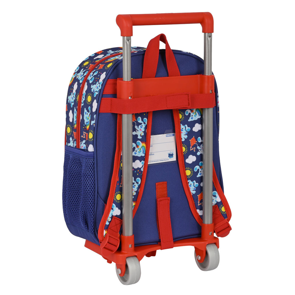 Schulrucksack mit Rädern Safta Blues Clues Marineblau