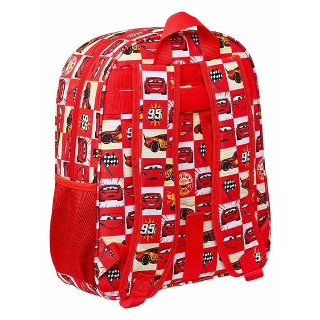 Schulrucksack Cars Let's Race Rot 32 x 38 x 12 cm
