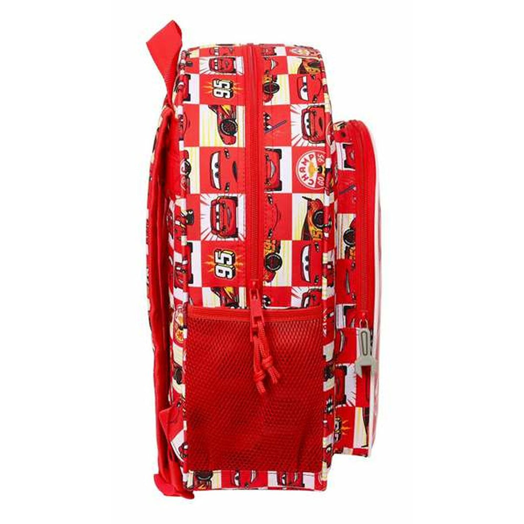 Schulrucksack Cars Let's Race Rot 32 x 38 x 12 cm