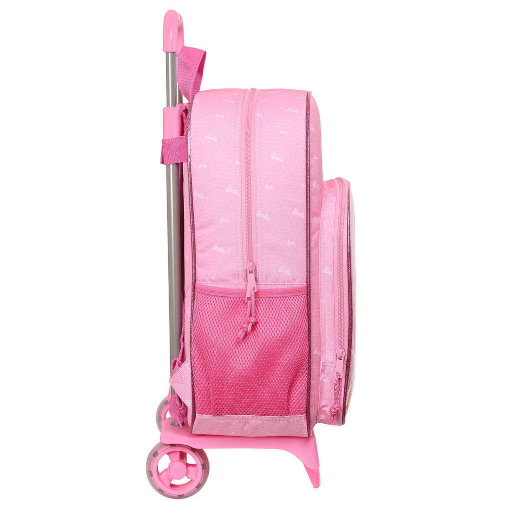 Schulrucksack mit Rädern Barbie Girl Rosa 33 x 42 x 14 cm