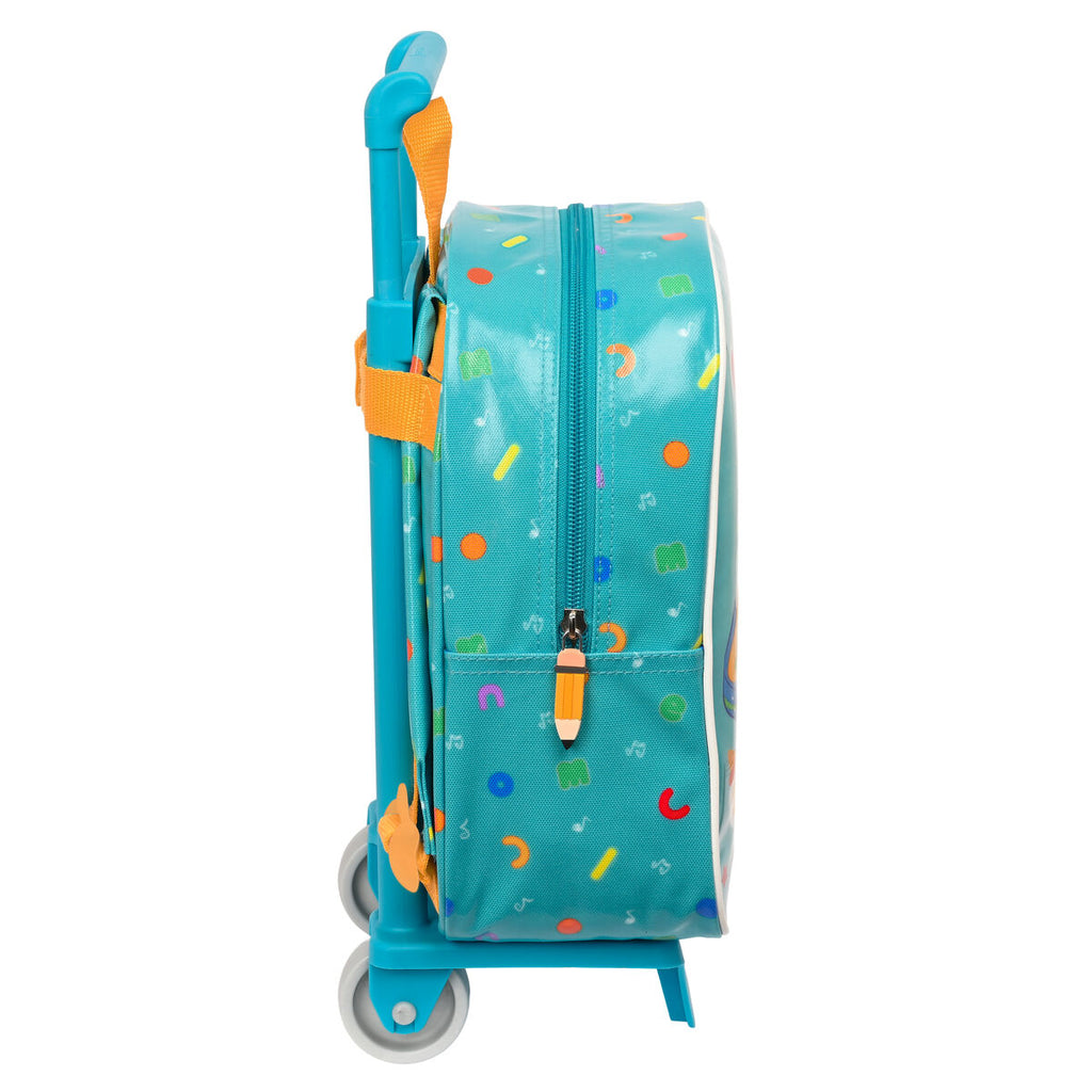 Schulrucksack mit Rädern CoComelon Back to class Blau