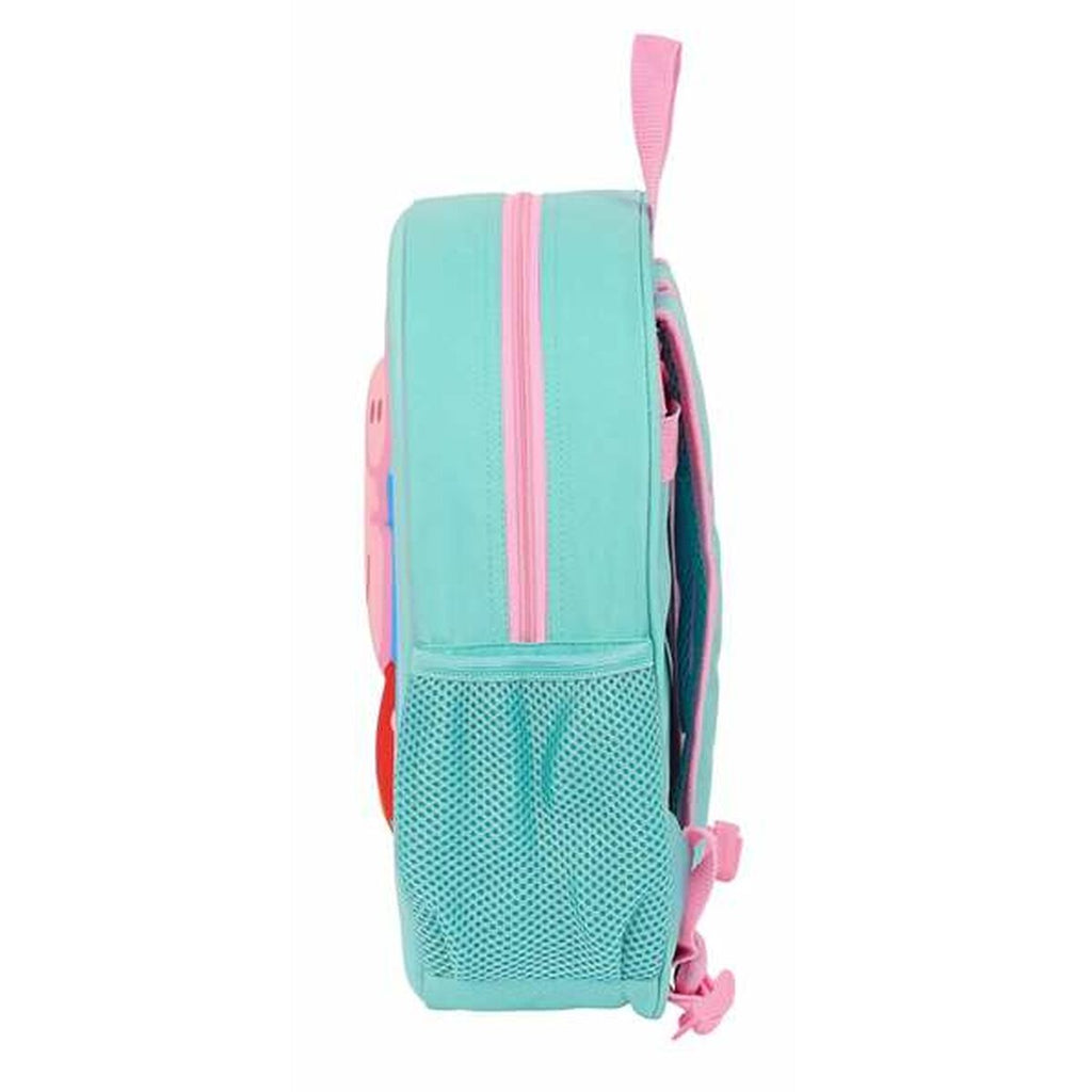 Schulrucksack Peppa Pig türkis