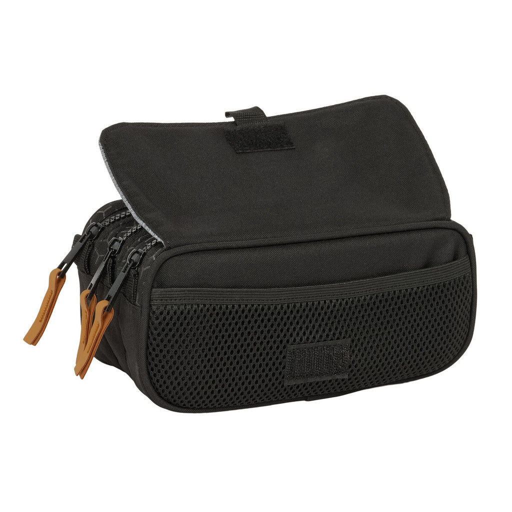 Allzwecktasche BlackFit8 Old school Schwarz Grau 21,5 x 10 x 8 cm