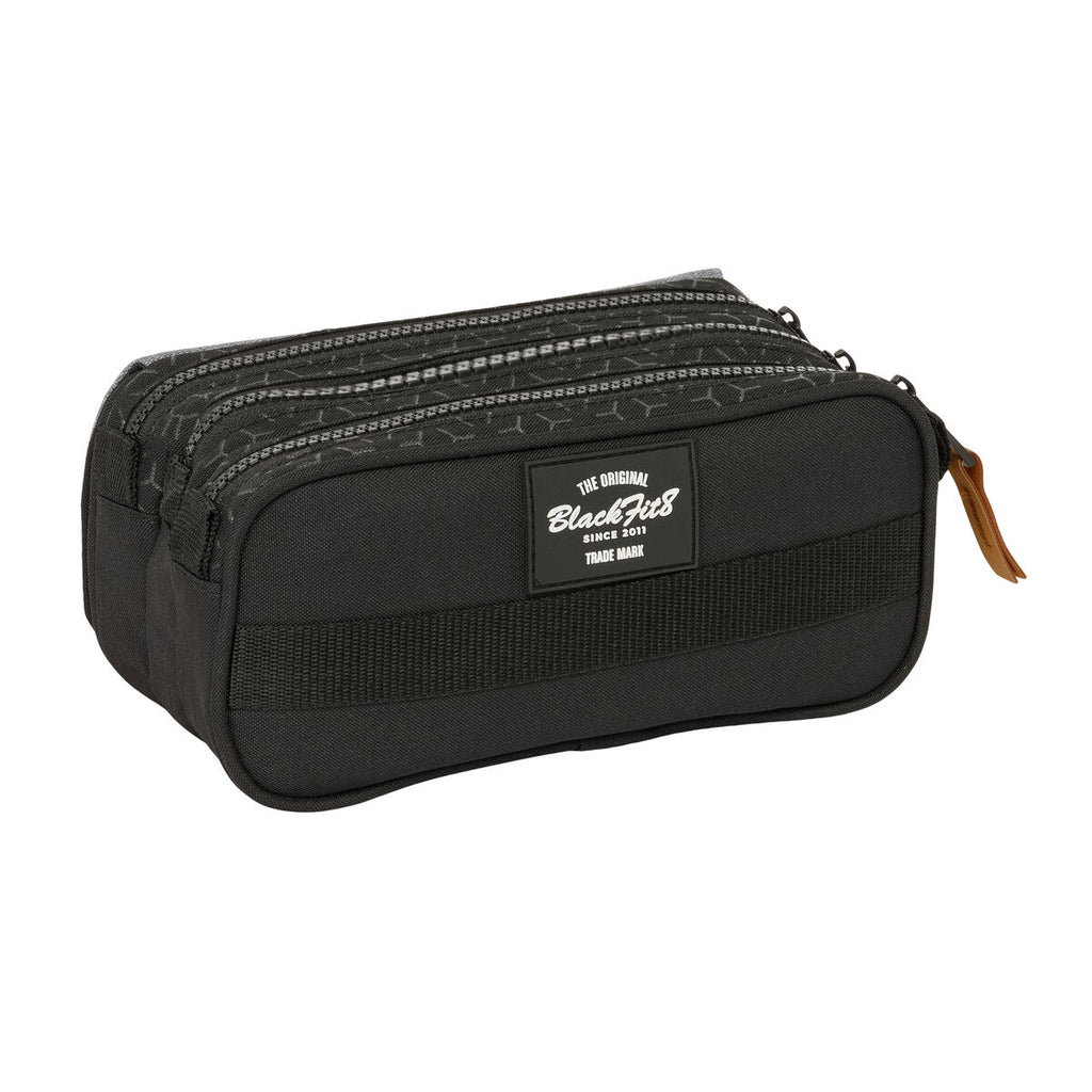 Allzwecktasche BlackFit8 Old school Schwarz Grau 21,5 x 10 x 8 cm