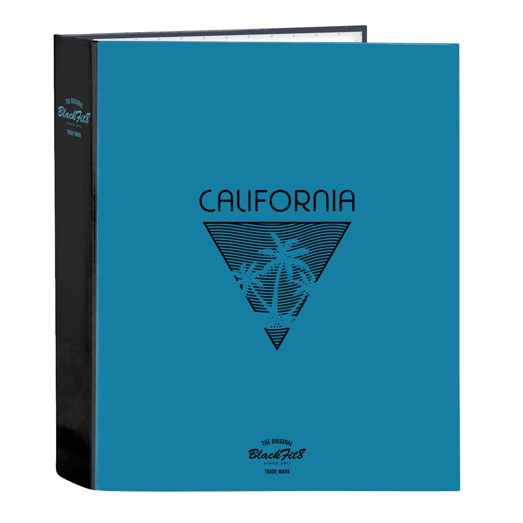 Ringbuch BlackFit8 California Blau Schwarz A4 27 x 33 x 6 cm