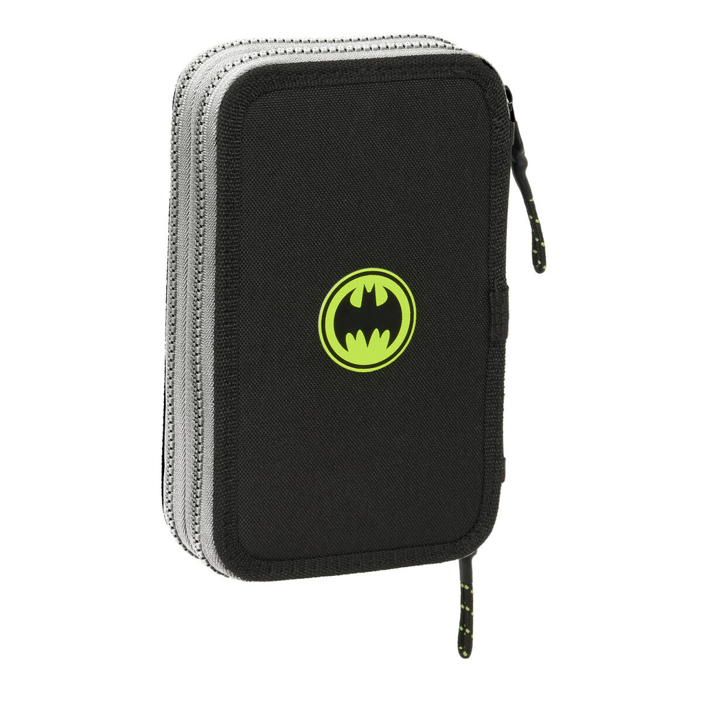 Doppel-Federtasche Batman Game over Schwarz 12.5 x 19.5 x 4 cm Doppel-Federtasche 29 Stücke